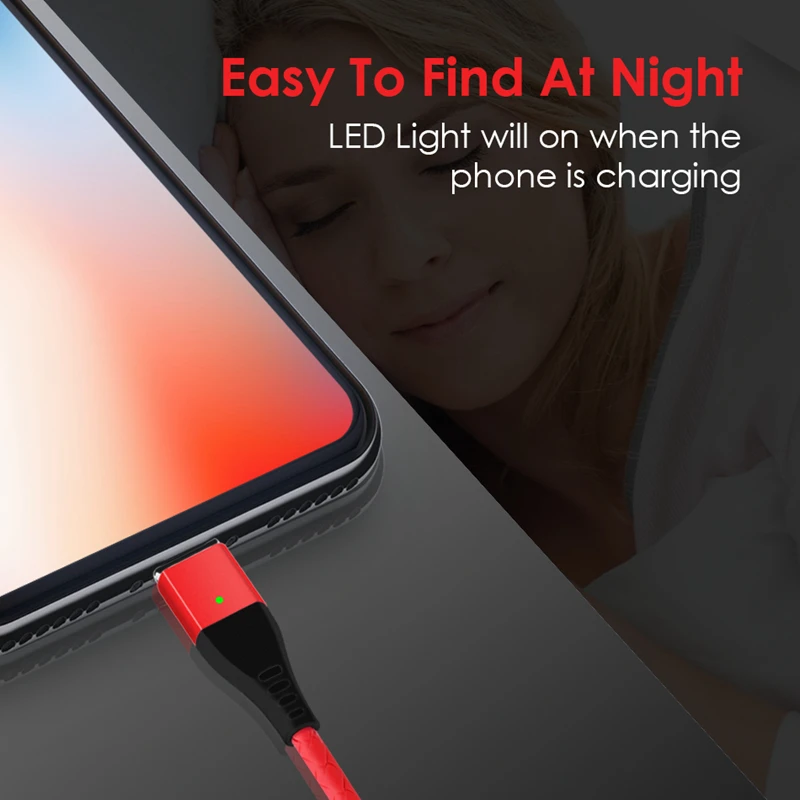 Магнитный usb кабель для зарядки 3 А iPhone магнитный Micro USB быстрой type C передачи