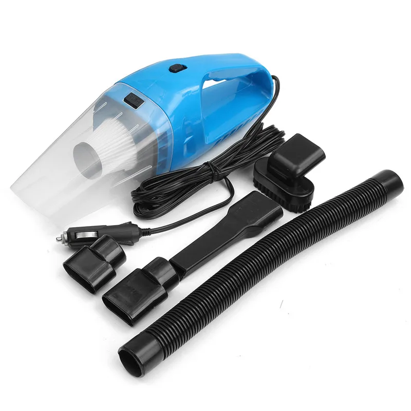 

DC12V 120W Super Suction Handheld Cyclonic Car Vehicle Vacuum Cleaner Blue Wet Dry Duster