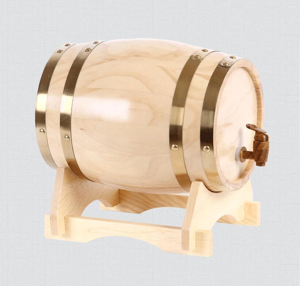 10л бочки для вина из дуба новая деревянная декоративная бочка пивоварения ведро