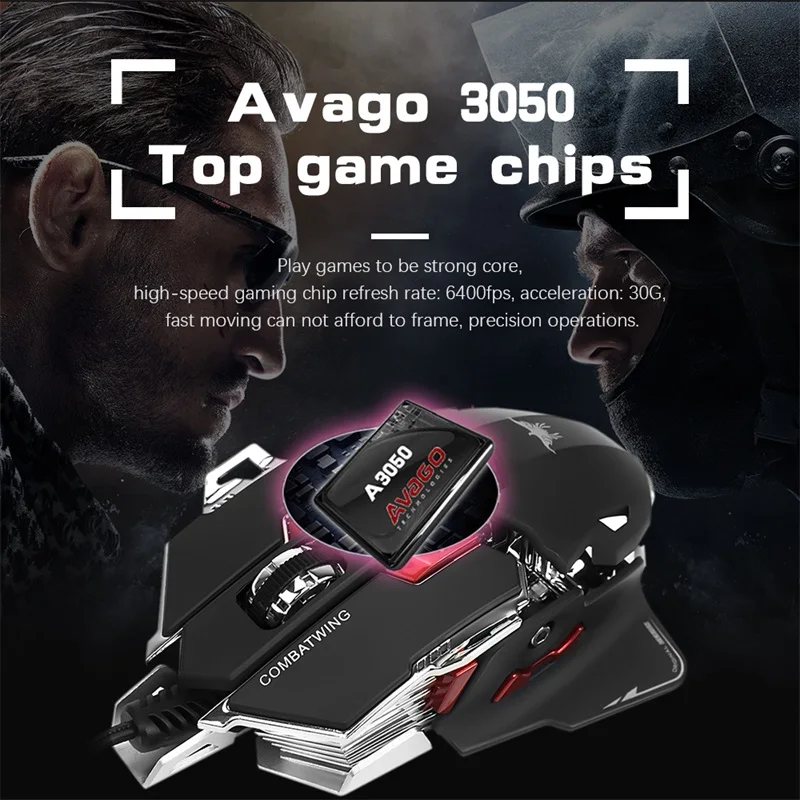 FELYBY 10-key mouse cool appearance built-in with smart chip computer gaming Mouse + camera | Компьютеры и офис