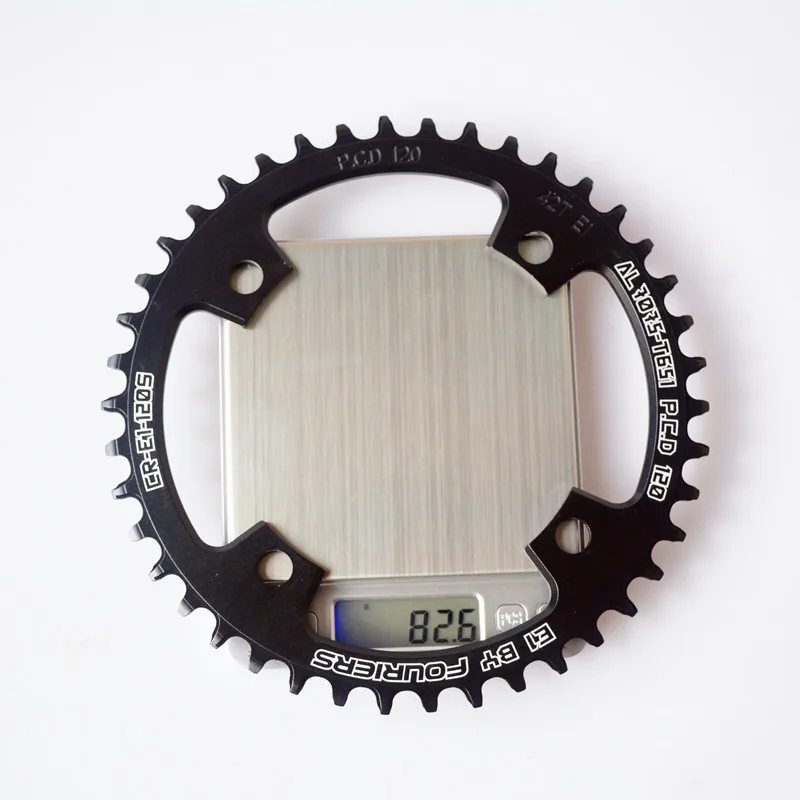 42T FOURIERS сеть MTB кольцо полное CNC сделано узкое широкое кольцо PCD 120 мм 36-48 т - Цвет: 42T