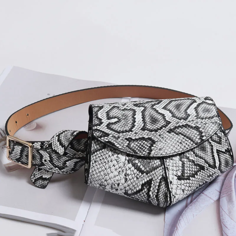A Waist pack Новая поясная сумка, Женские поясные сумки, поясная сумка со змеиным узором, сумки с бананом, Женская нагрудная сумка, модный карман для мобильного телефона, сумка через плечо - Цвет: A Waist pack