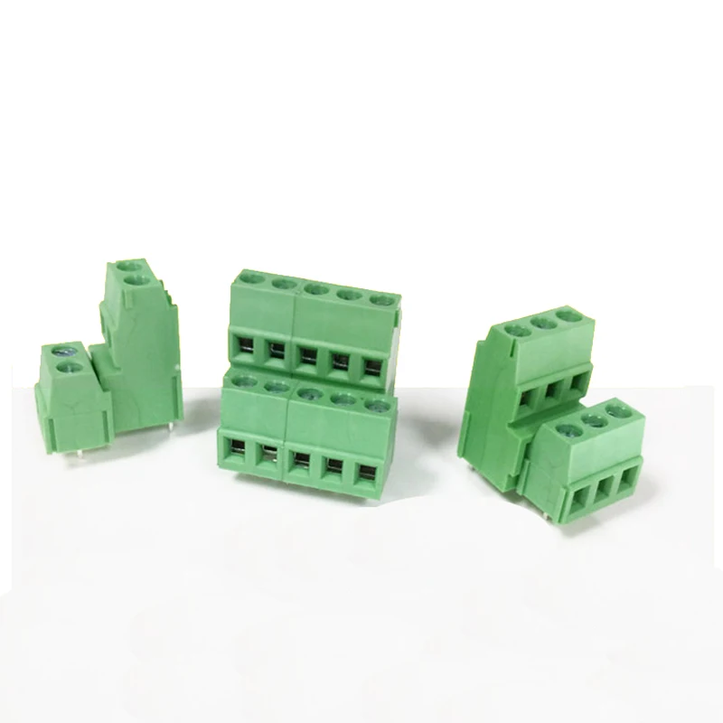 2-контактный 3-контактный 5 08 мм/0 2 дюйма двухрядный коннектор PCB для винтовой