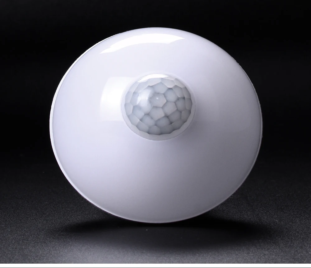 LED движения PIR Сенсор лампы E27 5 W 7 W AC 220 V 240 V белый 6000 K человеческого тела инфракрасные лампы индукции для Освещение в помещении