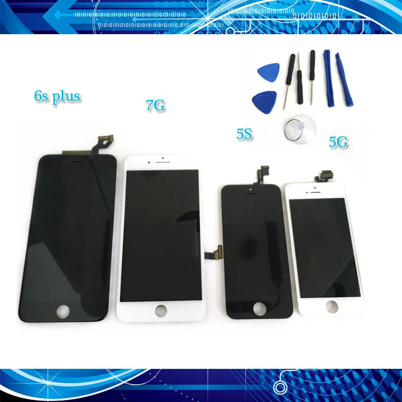 ЖК дисплей с сенсорным экраном и дигитайзером в сборе для iPhone 5 4 7 дюйма