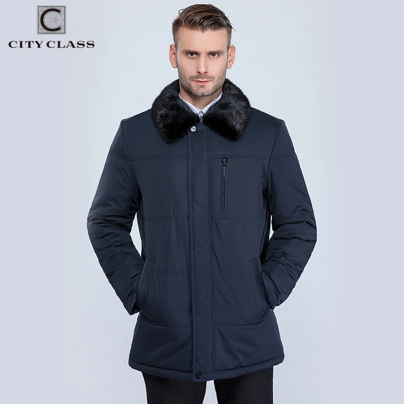 CITY CLASS новых мужские толстые теплые зимняя куртка верблюд шерсть наполнение мода