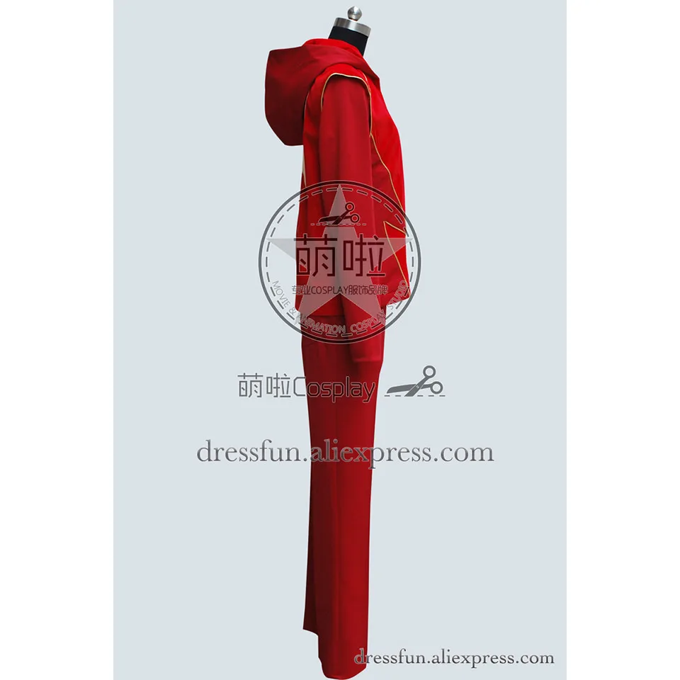 Костюм для косплея Smallville The Flash Impulse красный костюм униформа Супермена жилет