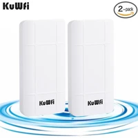 2 pacs 300mbps wireless cpe router outdoor 1km point to point wireless bridge kit 300mbps pre configured cpe router 24v poe