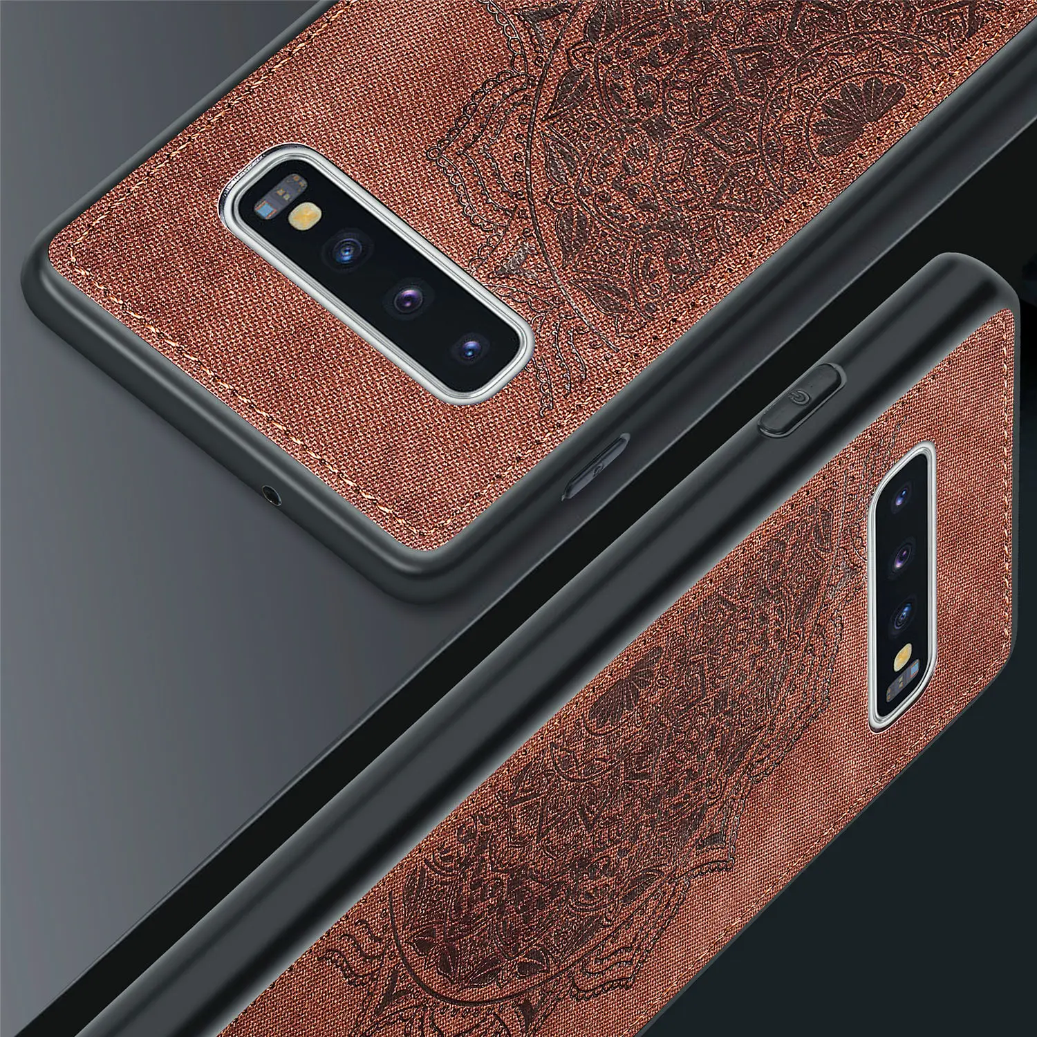 Luxury Mandala Flower Cloth Case for Samsung galaxy S9 S9Plus S10 S10E S10Plus S10Lite M10 M20 Ultra Thin Soft Silicone Cover |
