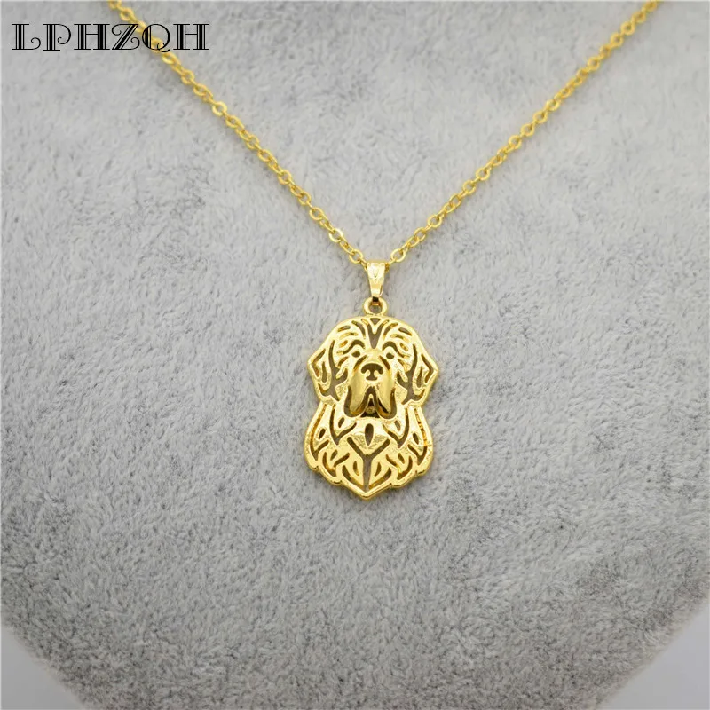 Модное ажурное милое ожерелье с животными из мультфильмов кулоном для домашних