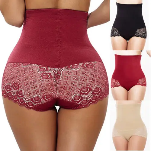 Подтяжка Ягодиц Высокая талия контроль живота нижнее белье для похудения