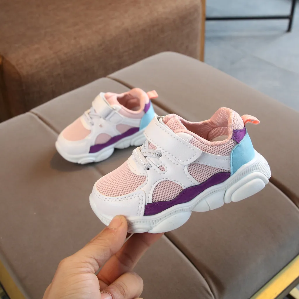 ISHOWTIENDA/Модная детская обувь для мальчиков и девочек сетчатые дышащие детские