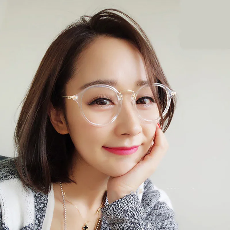 Высококачественные женские очки с прозрачными линзами унисекс Ретро прозрачные