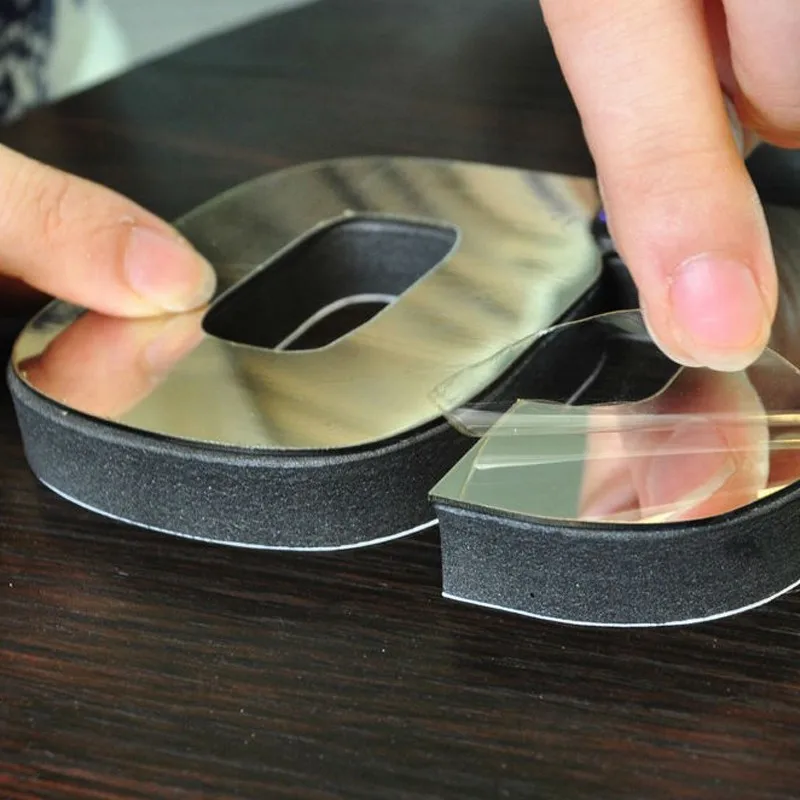 Большие зеркальные настенные часы Neue кварцевые украшения для дома 3D сделай сам с