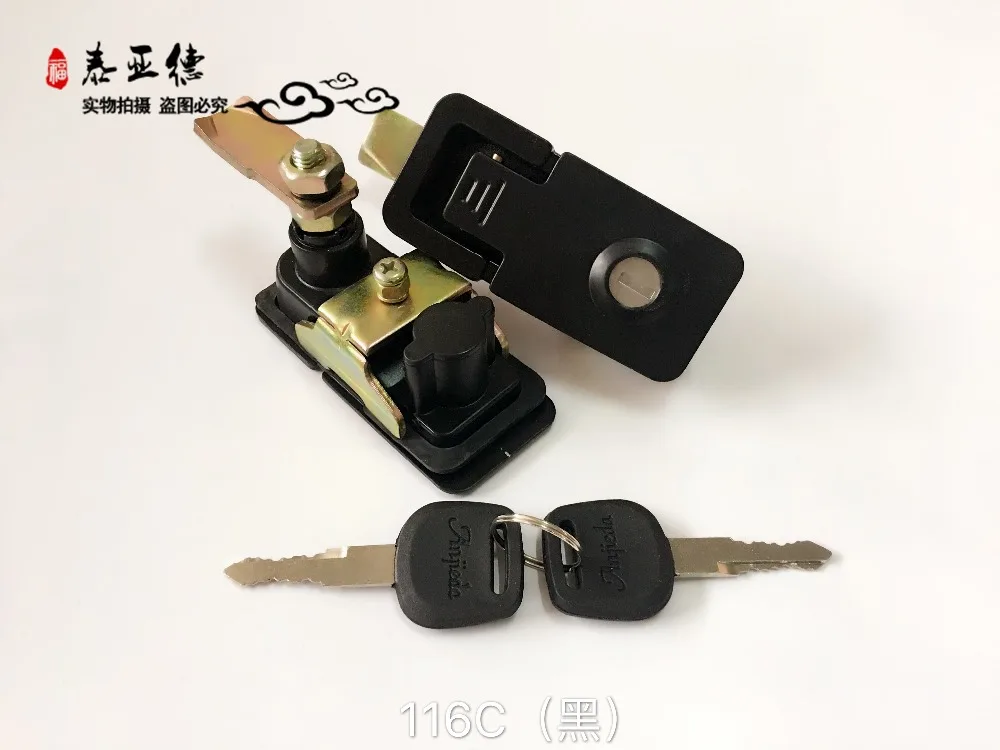 Часть автобуса пассажир/боковой дверной замок/ключ 116C черный для yutong / zhongtong /kinglong