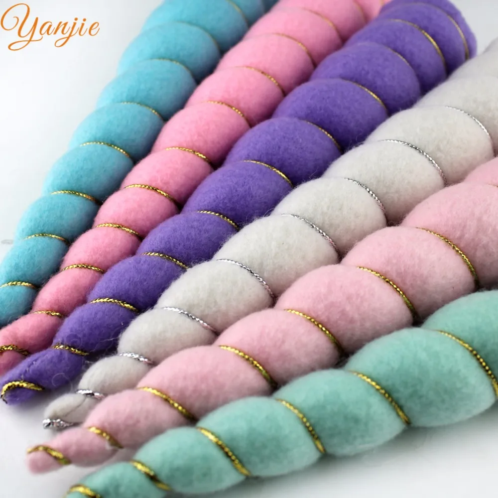 5 шт./лот повязка на голову с единорогом металлик косплей фестиваль конский рог