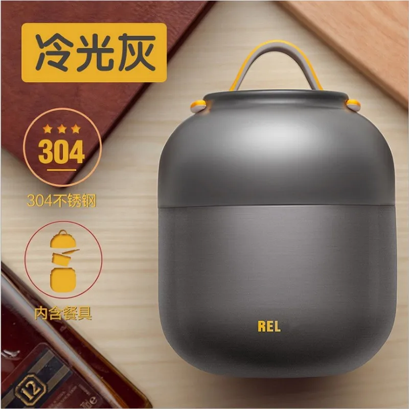 500ML 18/8 Hot Food Warmer Stainless Steel Vacuum Insulated Thermos with Bag Green Color Container for Kids gift | Дом и сад