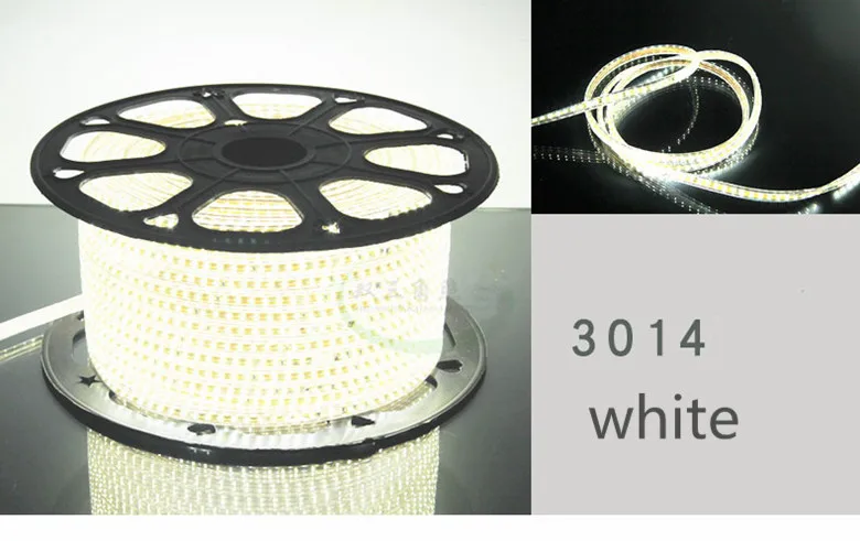 100m 220v двойной ряд 120 светодиодный/м SMD 5730 3014 2835 5050 светодиодный полосы пригодный