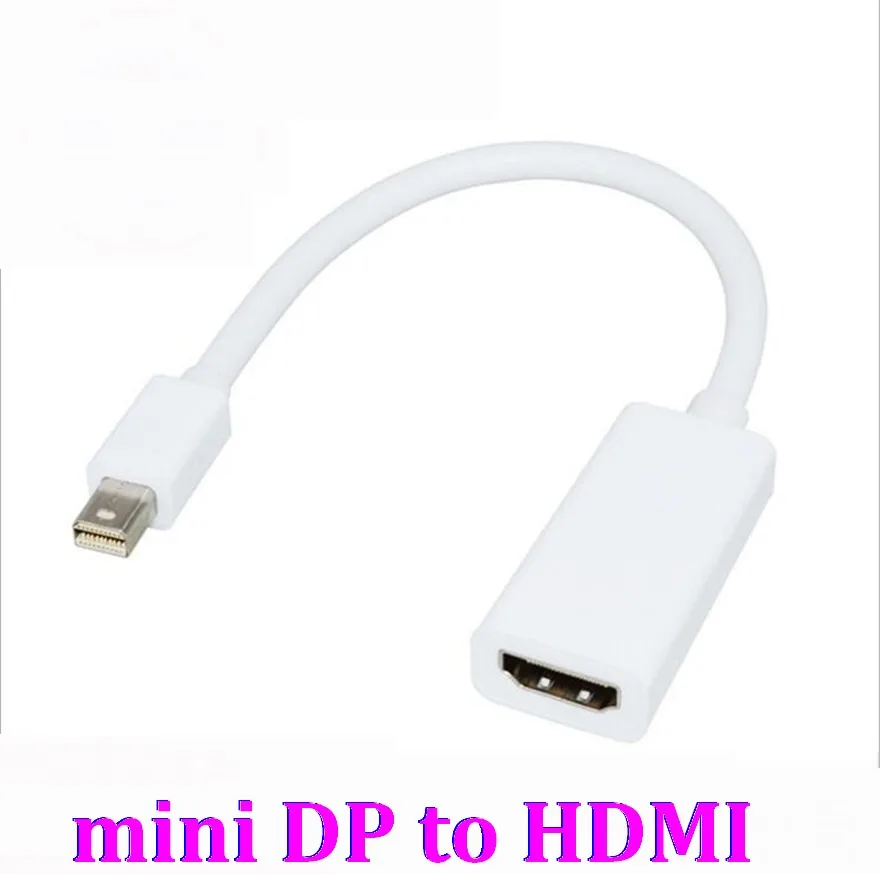 50 шт. мини порт дисплея DP штекер HDMI гнездо конвертер адаптер кабель для AIR PRO MAC Macbook