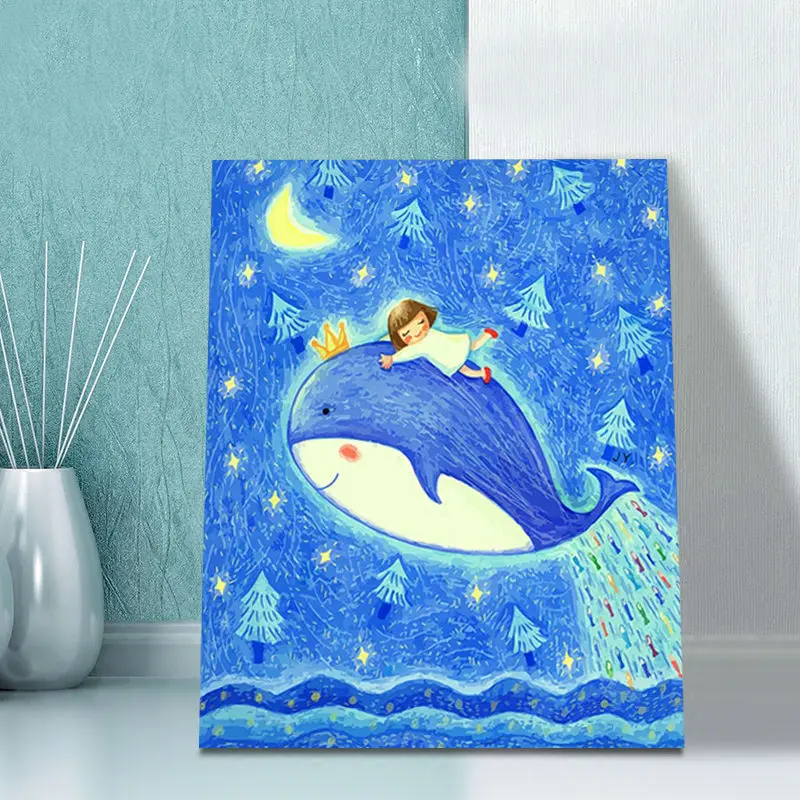 Набор для рисования по номерам модульная Раскраска обучения рисованию детей |