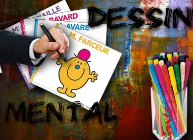 

Dessin Mental. Mental Pen ( le petit magicien ) magic tricks