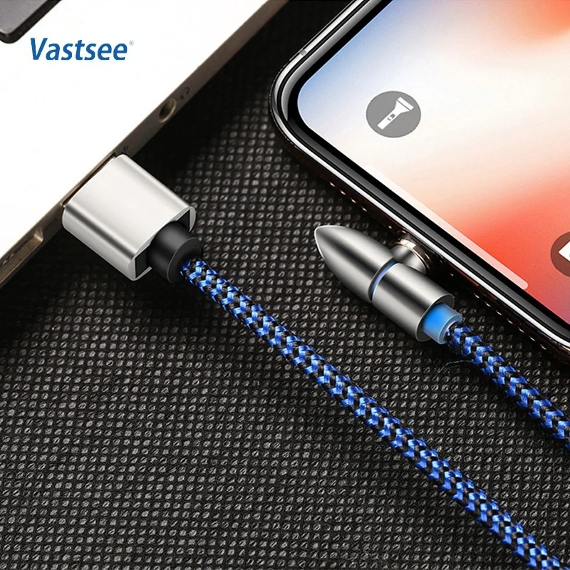 L линейный Магнитный зарядный кабель для Iphone Xs Max 8 7 Usb C Galaxy S9 Micro USB Huawei Xiaomi|Кабели