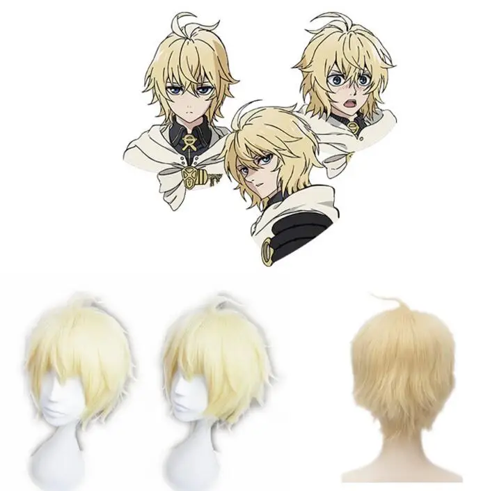 Аниме Owari No Seraph Mikaela Косплей Костюм Серафима конца вампира Hyakuya полный комплект