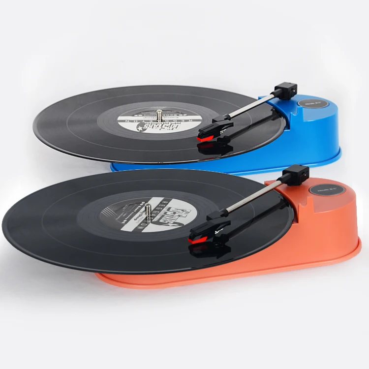 Mini 3 color Phonograph Gramophone Support Turntable Convert LP Record