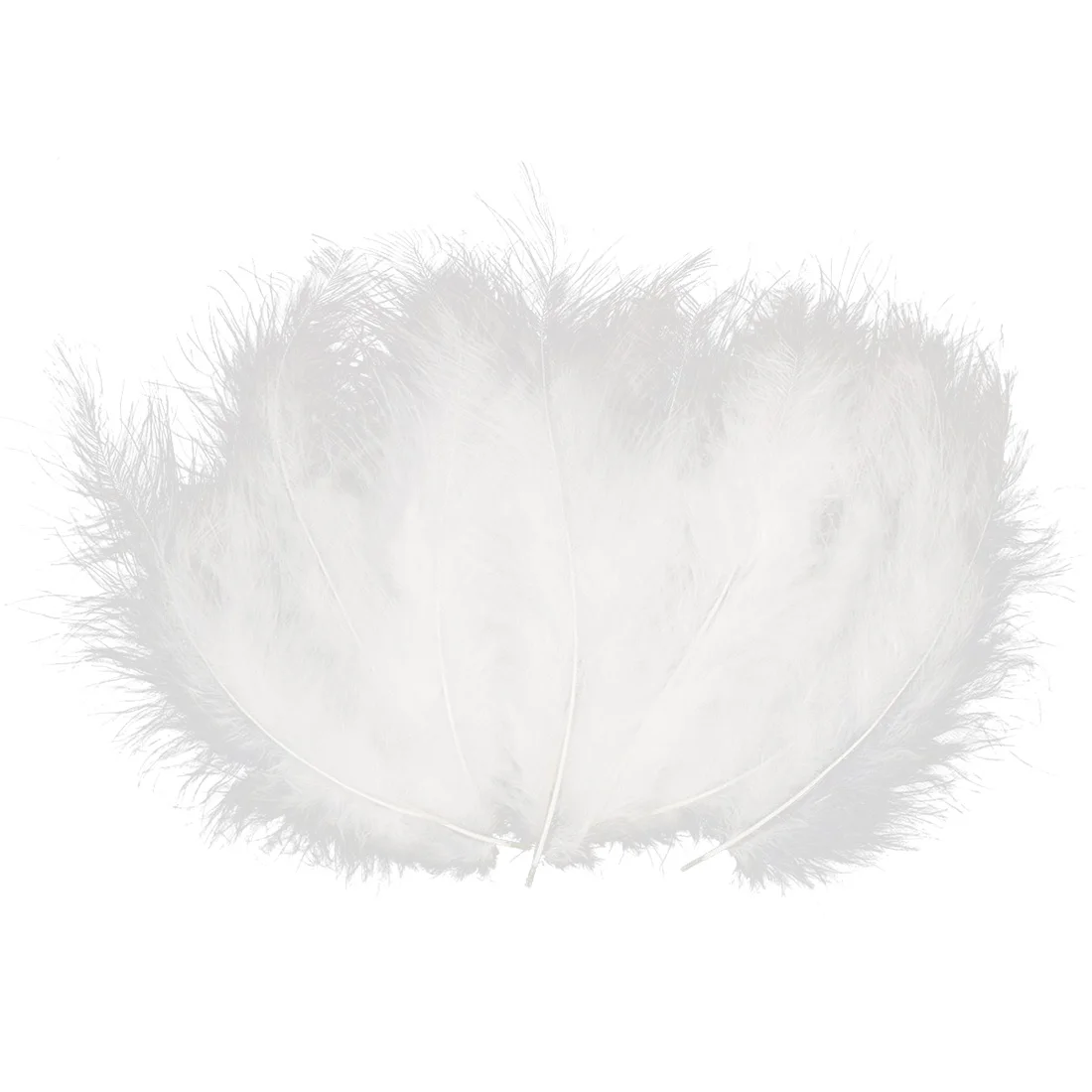 SZS Hot 200 x Fire chicken перо заостренный хвост бархатные перья 10 15 см Белый|feather feather|feather
