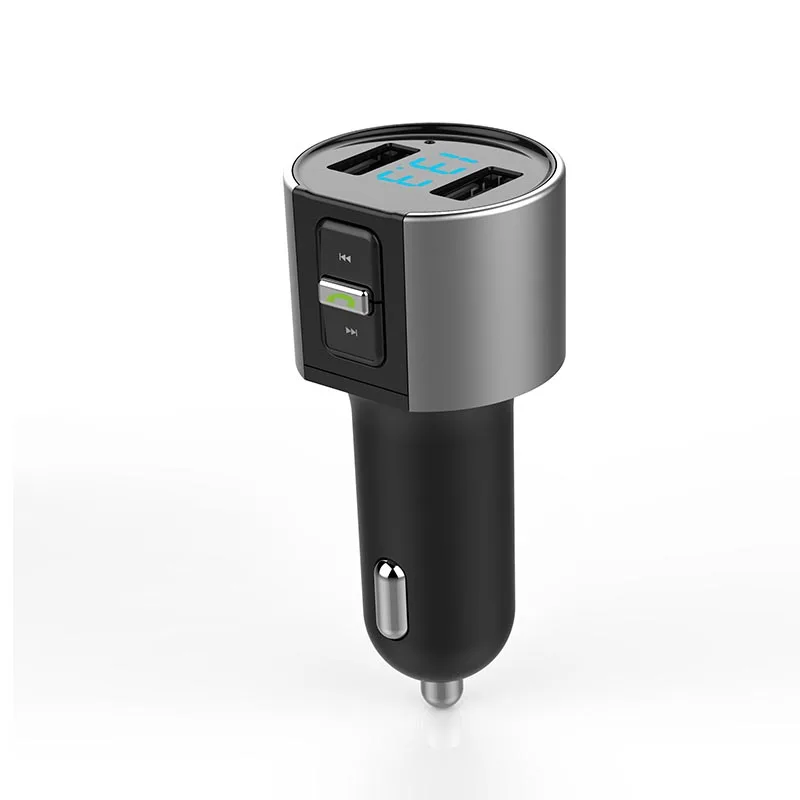 

Автомобильный FM-модулятор с двумя USB-портами для зарядки