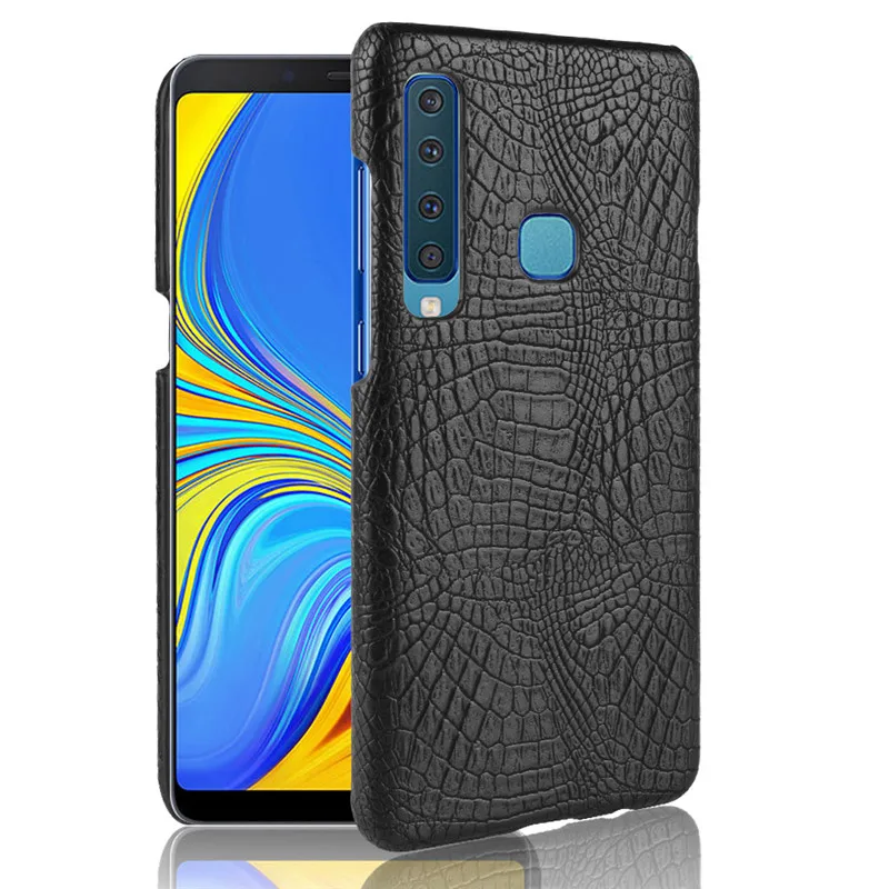 Для Samsung Galaxy A9 2018 чехол для телефона Роскошный из крокодиловой кожи PU A920F A920 SM-A920F |