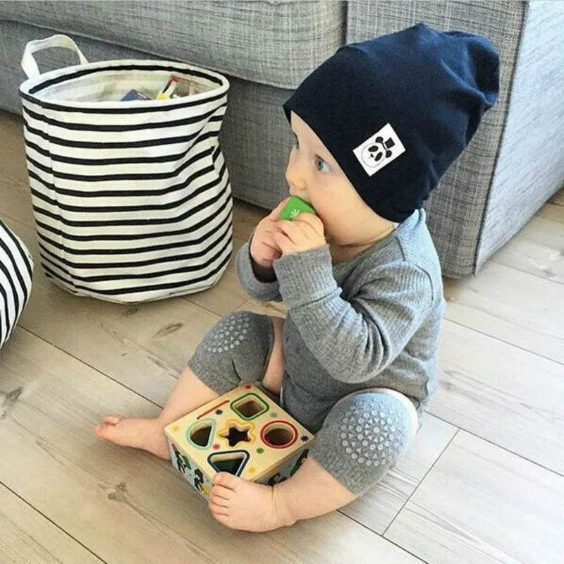 5 пар/лот ребенка ползать Нескользящие Гольфы унисекс наколенники Baby Care гетры