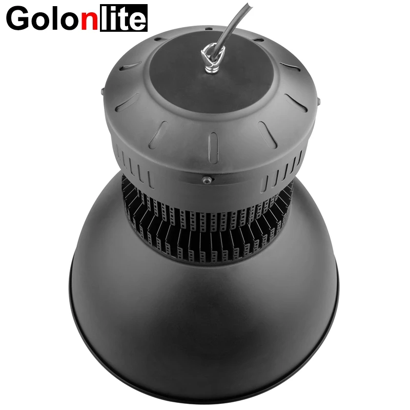 Golonlite 150 W светодиодный подвесной светильник типа high bay свет 200 Вт 100 Вт 80 Вт, 50 Вт, 60 90 120 градусов алюминиевым отражателем белый 4000 K 6500K100-277V заводская цена
