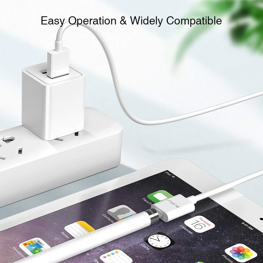 RAXFLY кабели для зарядного устройства USB Шнур Apple iPad карандаш-стилус мужчин и женщин