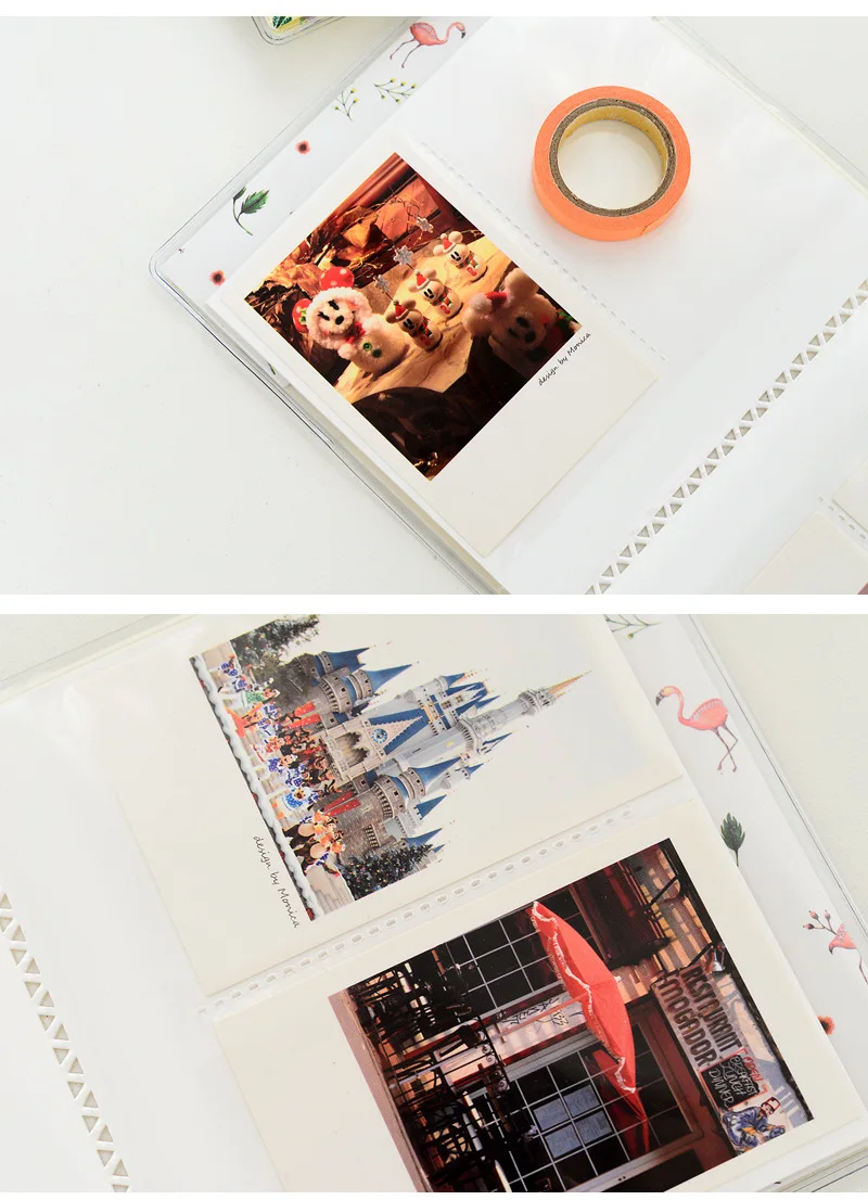 64 кармана 3 дюйма Fujifilm Instax Мини пленки мгновенный мини 9 8 7s 70 25 50s 90 имя держатель для карт фотоальбом