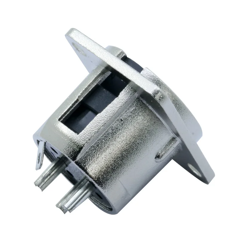 10 шт. разъем XLR никелированный 3-конт. Мужской панельный аудио для динамиков |