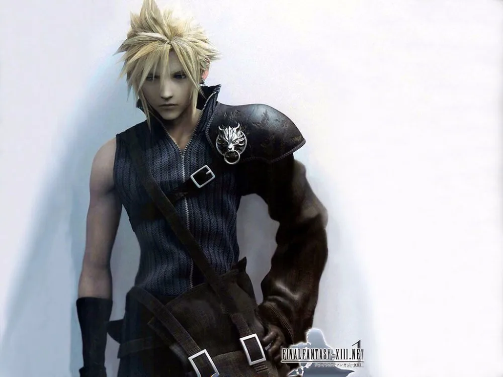 Final Fantasy FF7 Cloud Strife костюм для косплея наряд + искусственная кожа Pauldrons костюмы на