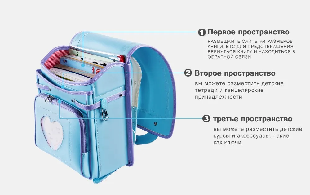 Colomb Детские рюкзаки для девочек, школьные сумки для детей, ортопедическая школьная женская сумка, японский PU рандосеру, детские сумки