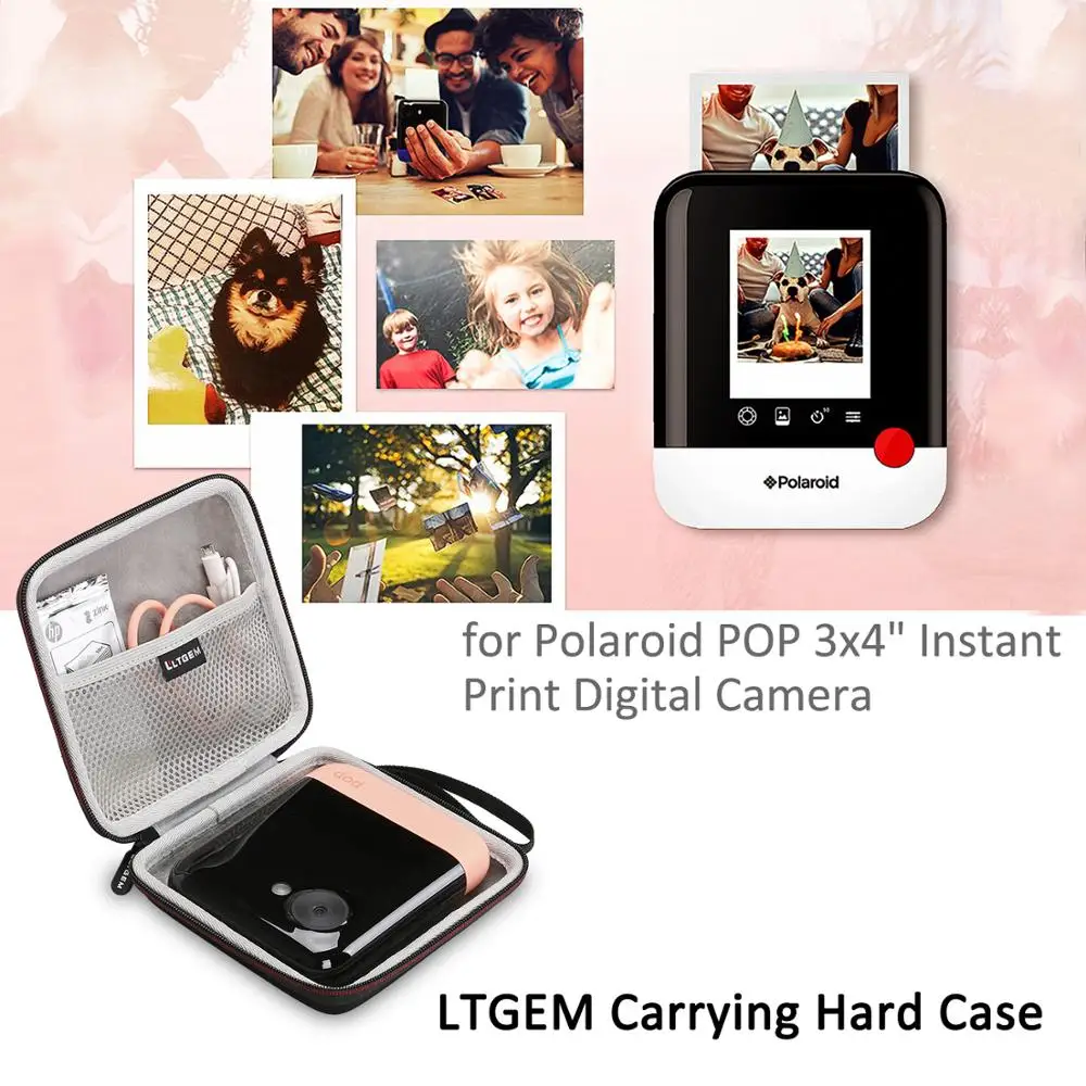 Жесткий чехол LTGEM EVA для Polaroid POP 3x4 с мгновенным принтом, защитная дорожная сумка для хранения цифровой камеры