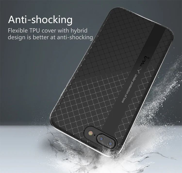 Чехол для iphone 8 iPaky бренд coque Plus чехол 7 силиконовый + PC Рамка Apple чехлы |