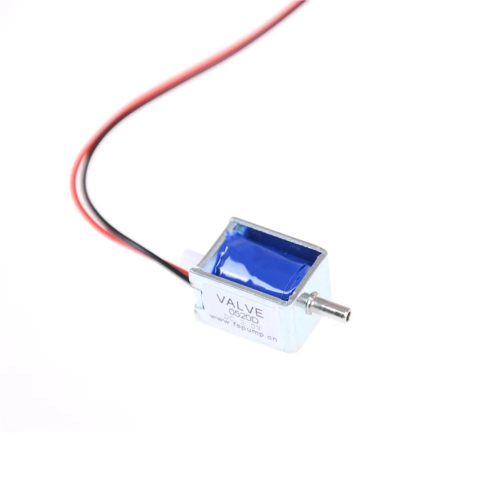 DC 3V соленоидный кран мини электрический клапан диспутированный N/O нормально