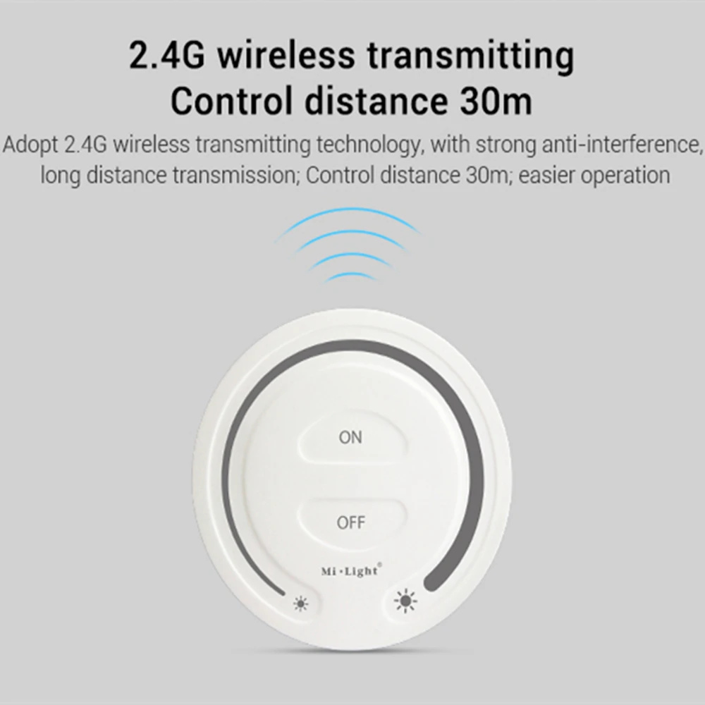 

Milight FUT087 2.4G wireless Touch Dimming Remote Dimmer Adjust Brightness LED Controller For Miboxer led lamp lights product
