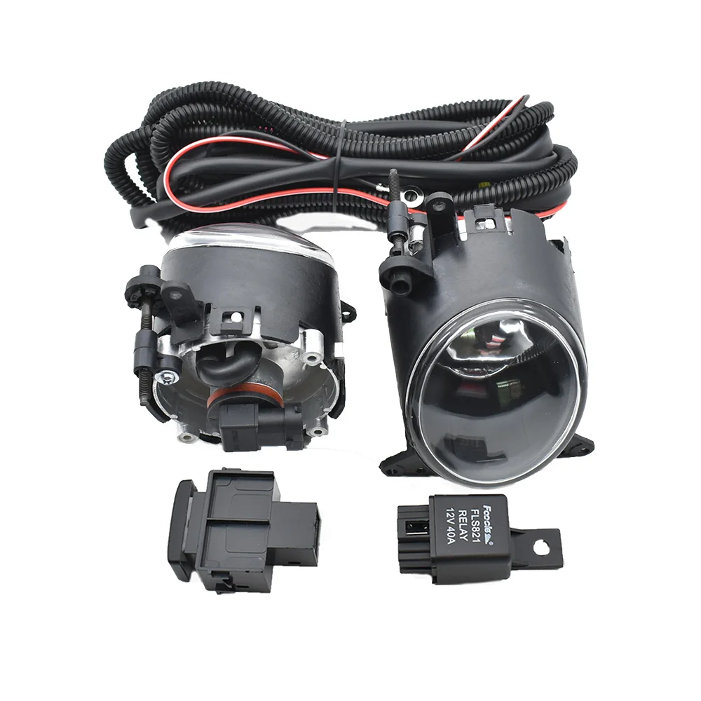 

2PCS Car-styling Fog Light Fit for Mitsubishi Lancer 2008-2014 Front Bumper Fog Light Halogen Driving Lamp Car Running Light