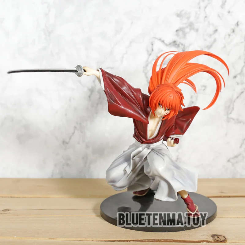 Экшн-фигурка из ПВХ Коллекционная модель игрушки Rurouni Kenshin HIMURA KENSHIN | Игрушки и