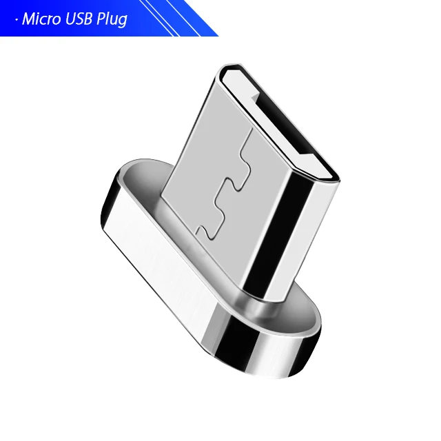 Магнитный адаптер micro usb, магнитный разъем usb type-c для iphone, samsung galaxy a5, a7, a3,, s9, note 8, 5, магнит для быстрой зарядки - Цвет: Only Micro USB Plug