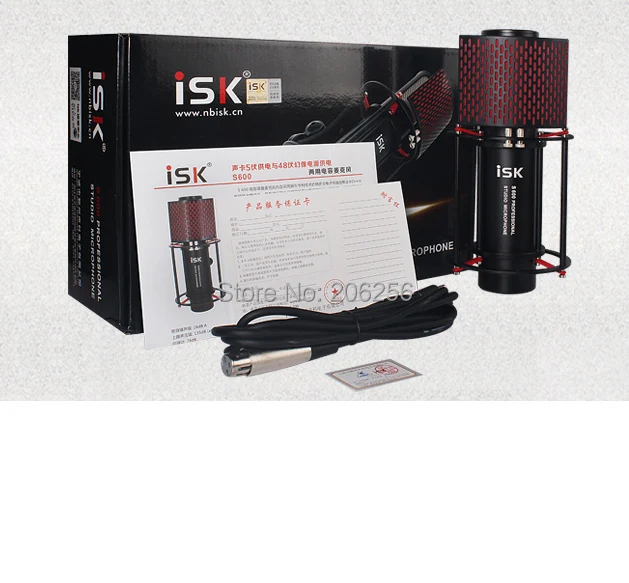 Новый оригинальный конденсаторный микрофон ISK S600 записывающий 25 мм с большой