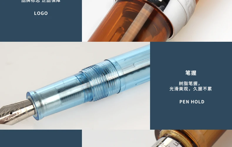 1 шт JINHAO 992 Серебряная перьевая ручка с зажимом 12 цветов на выбор 0,5 мм высококачественные чернильные ручки школьные и офисные канцелярские принадлежности