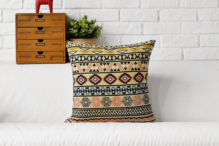 Наволочка Kilim постельное белье с геометрическим узором из хлопка домашний декор