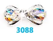 3088 10pcs 10 шт в форме капли воды/сердца/банта Стразы для ногтей 6x13 мм/8*13 мм Хрустальные стеклянные камни DIY маникюр Дизайн ногтей украшения 3074-3093 - Цвет: 3088 10pcs