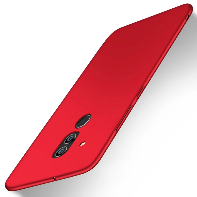 Красный Чехол для huawei mate 20 Lite, деловой ультратонкий жесткий чехол из поликарбоната для huawei mate 20 Lite 20 20 Pro Lite, чехол для телефона - Цвет: Красный